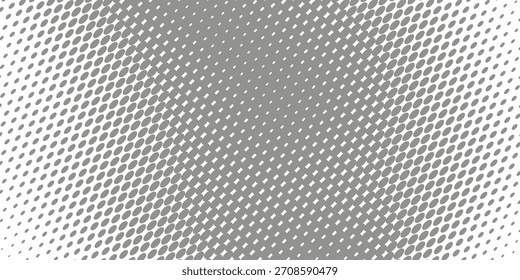 Textura de degradado semitono de color negro. Fondo de lunares de dibujos animados de desvanecimiento. Repitiendo el patrón de gradación punteado. Fondo de superposición de arte pop cómico de desvanecimiento. Fondo de pantalla de efecto semitono ráster. Vector