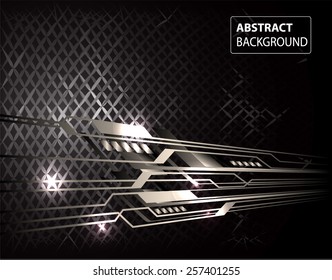 black color Light Abstract Technology background for computer graphic website internet and business. circuit. black background.label. card