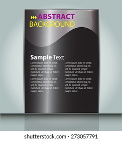 black color Light Abstract Technology background computer graphic website internet and business. circuit. vector illustration. text box. Brochure. card. banner flyer magazine. Design label.