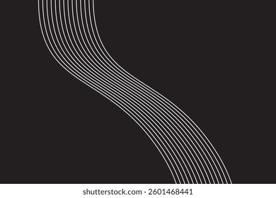 black color line background design