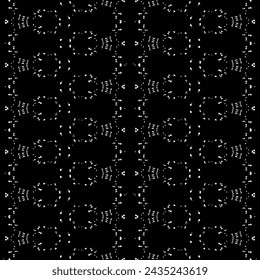 Black Color Native Dyed Vector. Tribal Dark Doodle Batik. Simple Mexican Pattern. Seamless Aztec Art Pattern. Ethnic Ikat Ink Batik. Black Colour Art Scribble Texture. Abstract Dark Ethnic Design