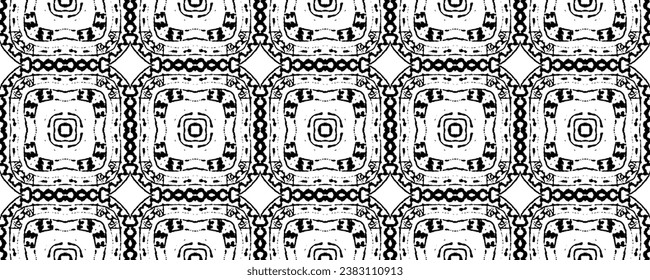 Black Color Native Ikat Batik. Ethnic Ink Scribble Vector. Black Colour Dark Doodle Textile. Doodle Aztec Dark Pattern. Abstract Dyed Batik. Simple Zig Zag Pattern. Abstract Ink Scribble Vector
