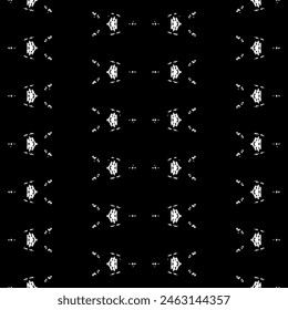 Vector Black Color Native Line. Textura de garabato del arte del color negro. Patrón geométrico simple. Batik de tinta boho sin costuras. Batik étnico garabato oscuro. Patrón De Arte Azteca Étnico. Vector tribal de tinta Abstractas