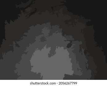 black color paint background design, vector.