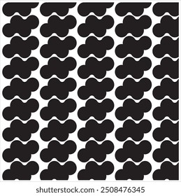 black color pattern design on white background