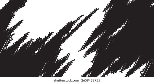 Fondo de textura grunge degradado de patrón de color negro. 