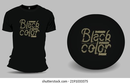 Black Color Premium T-shirt Design For Halloween