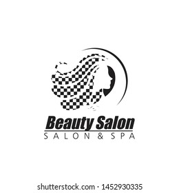 BLACK COLOR SALON VECTOR LOGO