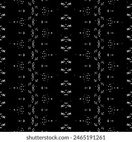 Black Color Scribble Pattern. Black Colour Art Scribble Textile. Simple Ethnic Hand Vector. Native Ink Doodle Batik. Ethnic Line Dark Print. Abstract Native Dark Pattern. Seamless Art Tribal Vector