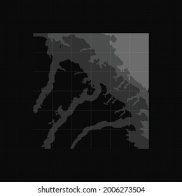 Black color technology background. Digital visualization of science, medicine, tech concept.