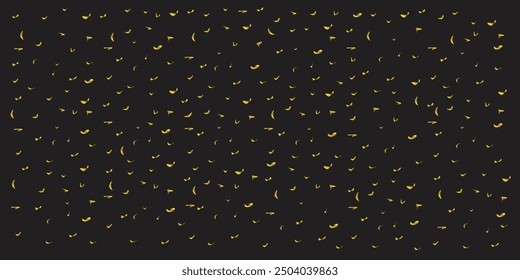 Black color use with golden ribbons for decoration.