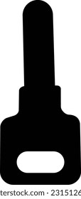 black color vector key art in illustrator .