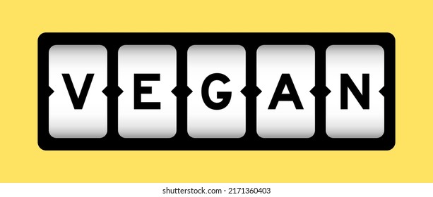 black-color-word-vegan-on-slot-stock-vector-royalty-free-2171360403