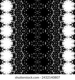 Black Color Zig Zag Pattern. Simple Tribal Line Vector. Doodle Stripe Ink Pattern. Black Colour Dark Scribble Textile. Native Art Doodle Batik. Ethnic Geo Ink Print. Abstract Dark Ethnic Repeat