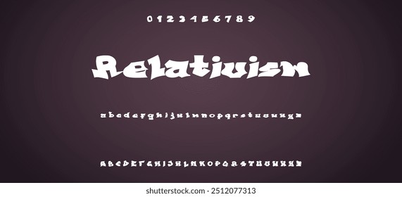 Black colored spray font with uppercase lowercase letters and numbers on transparent png background, graffiti style abc, creative uppercase typography for poster, banner, flyer etc.