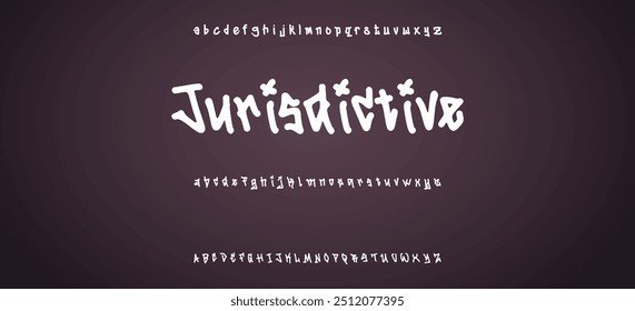 Black colored spray font with uppercase lowercase letters and numbers on transparent png background, graffiti style abc, creative uppercase typography for poster, banner, flyer etc.