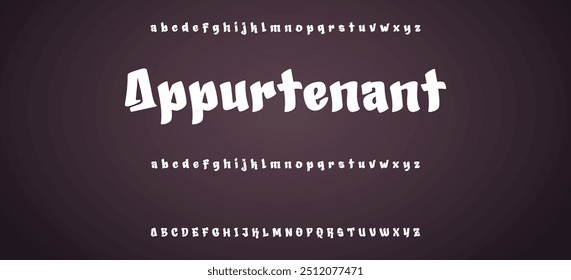 Black colored spray font with uppercase lowercase letters and numbers on transparent png background, graffiti style abc, creative uppercase typography for poster, banner, flyer etc.