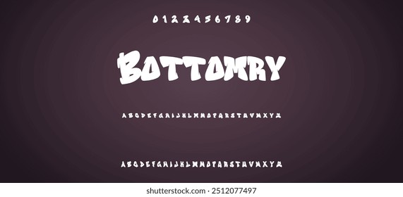 Fonte de spray preto colorido com letras maiúsculas e minúsculas e números em fundo png transparente, estilo graffiti abc, tipografia criativa maiúscula para cartaz, banner, flyer etc.