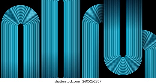  Black colour abstract background with Modern glowing sky blue colour dynamic shapes composition design lines abstract background vector illustration. Futuristic concept. Perfect for modern projects.