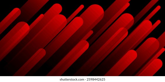 Black colour abstract background with Red colour dynamic shapes composition design lines abstract background vector illustration eps10 
