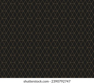 Black colour background triangle pattern design 