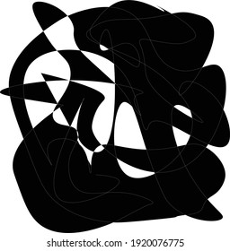 black black colour in white lines