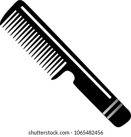 Black comb icon
