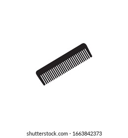 black comb illustration logo vector