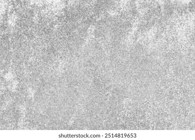 Black Comic Texture On White Background. Old Paper. Modern Dotted Futuristic Backdrop. Fade Noise Overlay. Half Tone Noise. Abstract Wall Pattern. Vector Illustration, Eps 10.