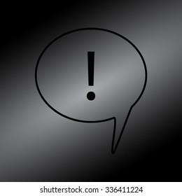 Black Communication Icons 