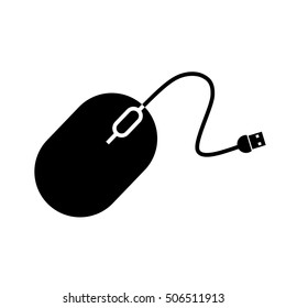 black computer mouse