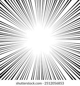 Black concentrated lines (squares) on a white background