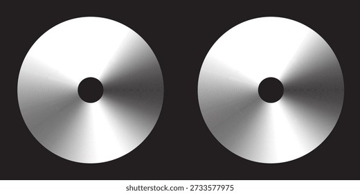 Schwarzer konzentrischer Kreis. Sonar- oder Schallwellenringsammlung. Gepunktetes und lineares Epizentrum, Ziel, Radarsymbolkonzept. Radiale Signal- oder Vibrationselemente rippen. Vektorlinien- und Rastersymbole