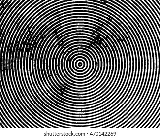 Black concentric circles grungy