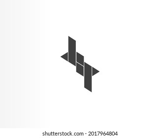 Diseño de icono de marca de vector de concepto negro