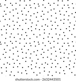Black confetti vector Background. Simple monochrome Seamless polka dot pattern. Great for celebration themes, birthday wrapping, fabric, scrapbook, kids clothing, packaging, festive print