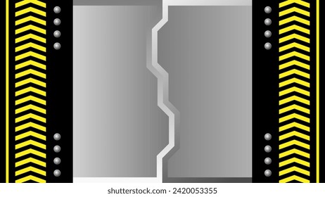 Black construction background design illustration
