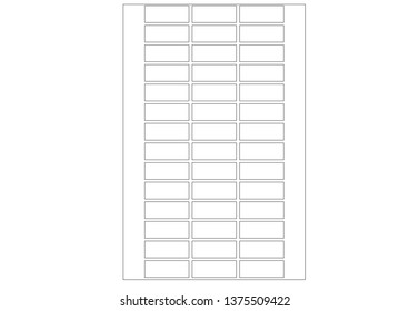 Black construction of house in the white background