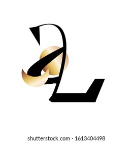 Black contour and gold line art sacral geometry gradient alchemy symbol icon in modern style. Can be used for fluent design poster, electronic music technology cover, flyer, logo, t-shirt print.
