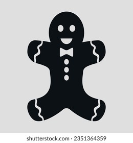 Black cookie icon from shrek . Vector isolated on the background svg