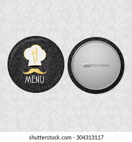 black corporate identity sheet menu Restaurant Background coffee beans