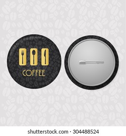 Black corporate identity sheet menu Restaurant Background coffee beans