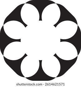 A black corporate identity vector logo or symbol