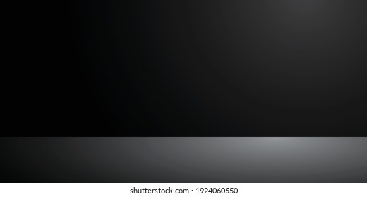 Black counter table top in bath room background Premium vector