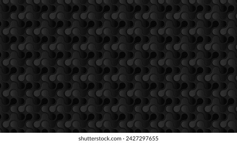 Black cover design, abstract background, cover template, geometric backdrop, headline vector illustration