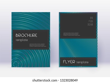 Black cover design template set. Red abstract lines on white blue background. Amusing cover design. Elegant catalog, poster, book template etc.