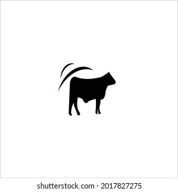 black cow vector animal pictures