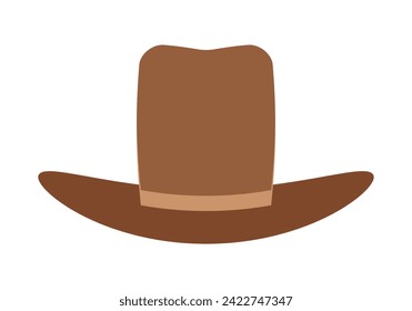 Icono de sombrero de vaca negro sobre fondo blanco.