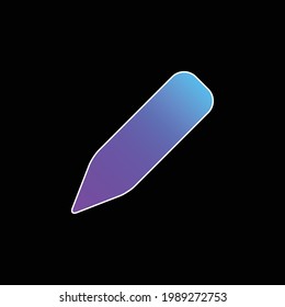Black Crayon blue gradient vector icon