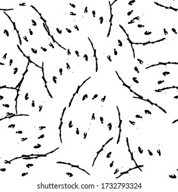 Black Crayon Vector Stripes Abstract Modern Textile. Stripes Random Kid White Geo Background. Graphic Simple Doodle Illustration. White Baby